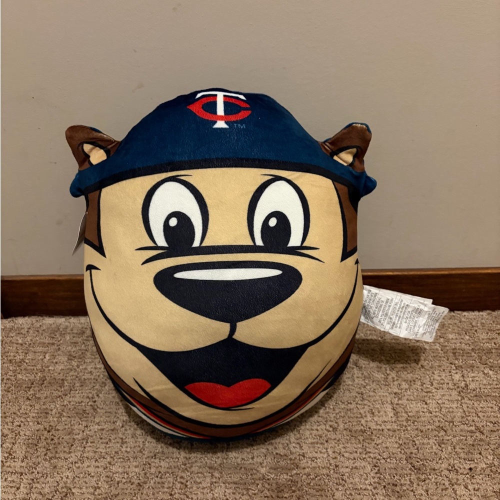 New Minnesota Twins Mascot Pillow Plush